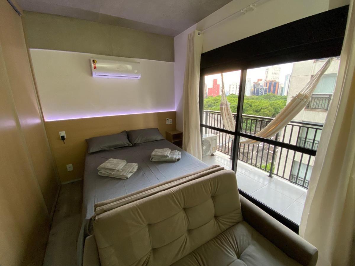 75 New Studio W Fast Wifi, Balcony, Gym And Movie Screen São Paulo Exterior foto